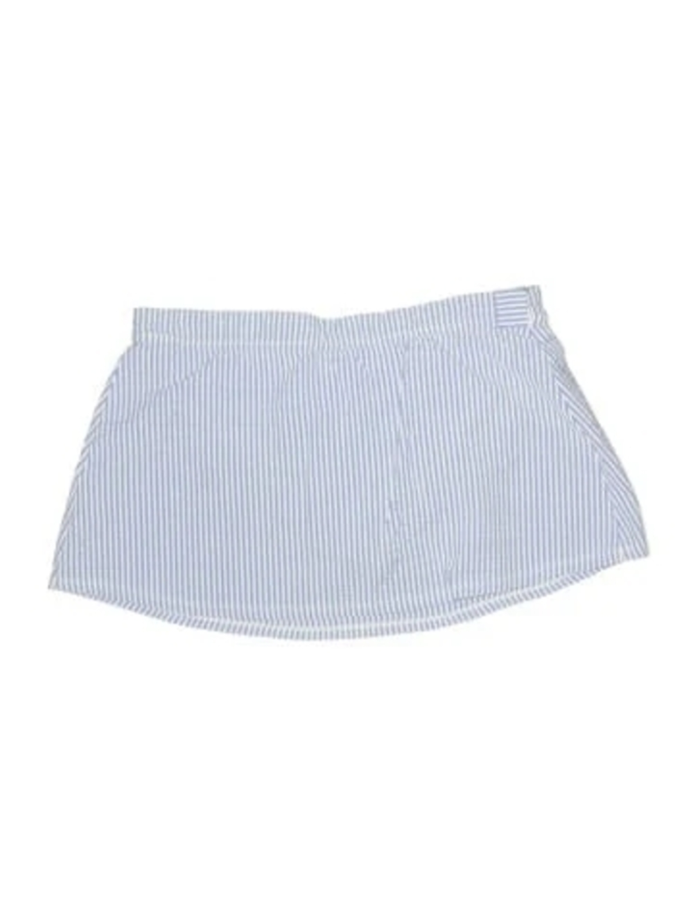 J. Crew Seersucker Skirted Swim Bottom, Medium, EUC